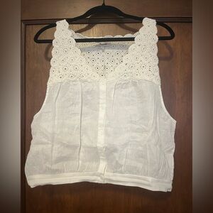 Madewell V-Neck Bubble Top